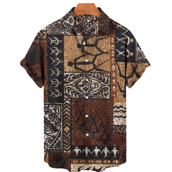 Camisas masculina,  de alta qualidade luxo hawaii dazn férias praia floral, superior melhor estilo étnico roupas. - Image 26