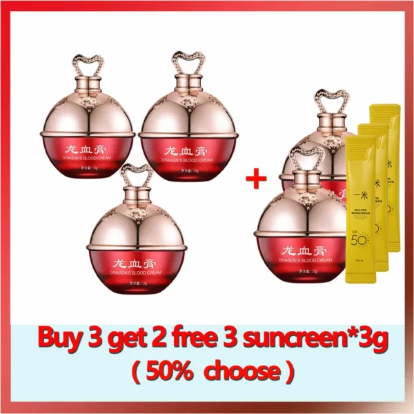 Creme rejuvenescedor, Placenta Essence Dragon's Blood Face Cream, Lift Firming, remover rugas, anti-envelhecimento, beleza, cuidados com a pele, cosméticos coreanos - Image 9