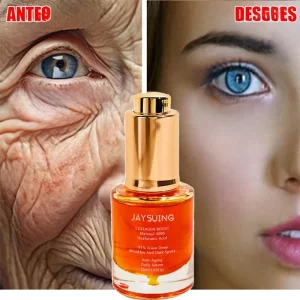 Removedor de Rugas Colágeno Soro Facial, Anti Envelhecimento, Levantamento, Refirmante, Essência, Linhas Finas Desvanecimento, Clareamento, Hidratante, Beleza, Cuidados com a pele