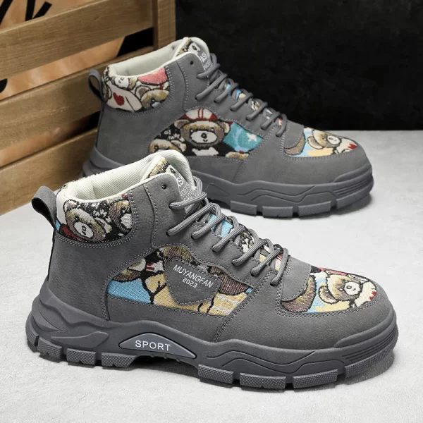 Tênis de couro masculino, CYYTL, Casual, De Caminhada, Designer De Moda De Plataforma,  Esportivos De Luxo, Botas De Tornozelo De Tênis De Trabalho Ao Ar Livre, Mocassins - Image 11