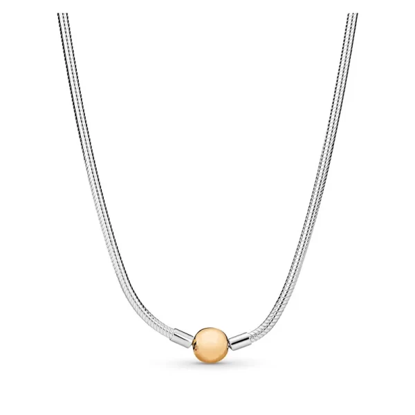 Colar feminino 925 Sterling Silver Equipado Cadeia Cobra, Charme Original, Acessórios de Alta Joalheria, Moda DIY. - Image 6