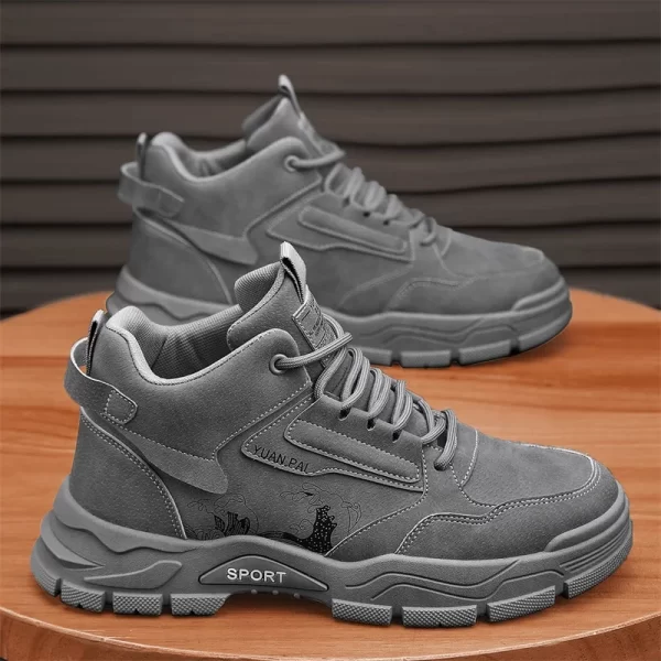 Tênis de couro masculino, CYYTL, Casual, De Caminhada, Designer De Moda De Plataforma,  Esportivos De Luxo, Botas De Tornozelo De Tênis De Trabalho Ao Ar Livre, Mocassins - Image 17