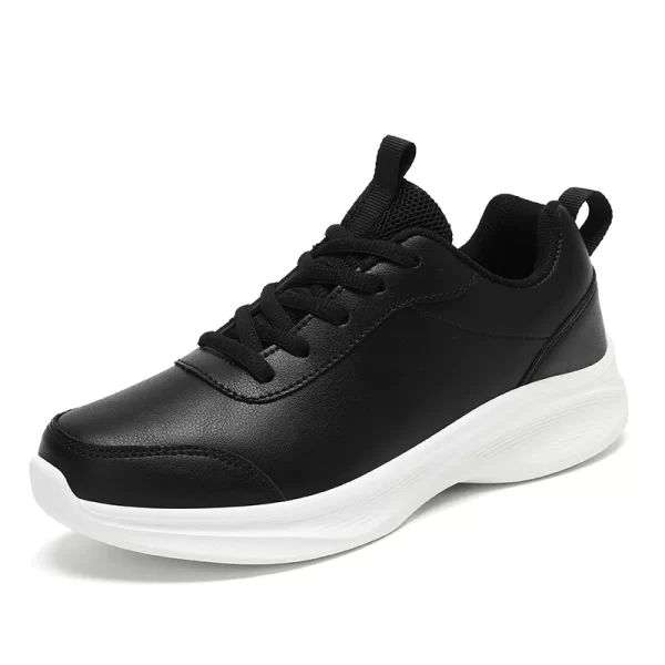 Tênis de couro PU unissex, sapatos antiderrapantes, calçados casuais, tênis, outono, novo. - Image 7