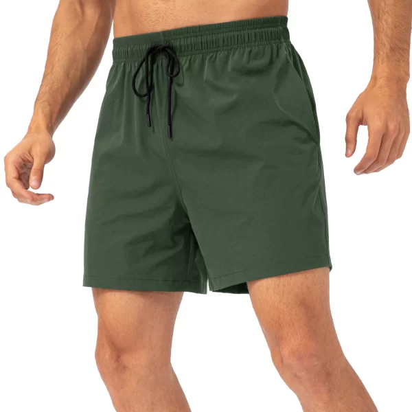 Shorts masculino, novo drawstring, casuais secagem rápida calções de esportes nadar surf beachwear, com bolso traseiro - Image 4