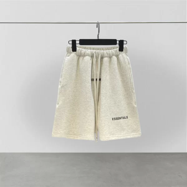 Shorts, Essentials, marca de moda de alta qualidade 3m reflexivo carta-impresso hip-hop solto algodão unissex moleton casual shorts - Image 9