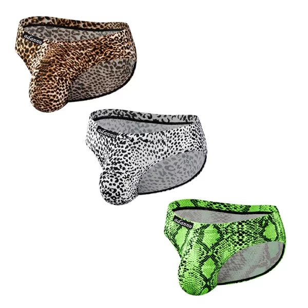 Cuecas de algodão de cintura baixa, LGBTQIA+, CMENIN-Roupa Interior Sexy, Deslizamento Respirável, Jockstrap, Leopardo Sissy, Gays - Image 10