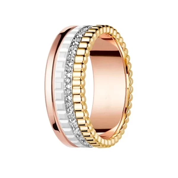 Anel giratório feminino, marca de moda, joias de luxo, presente dia dos namorados, casal. - Image 3