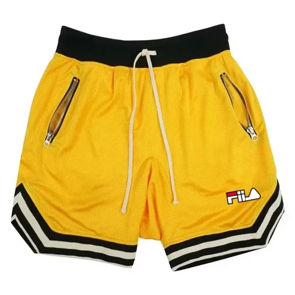 Shorts de basquete respirável masculino, calça de praia de cintura baixa, roupa sexy, marca verão - Image 9