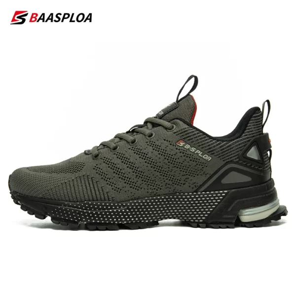 Tênis leve masculino, Baasploa Men Professional Running Shoes, de Treinamento Respirável Tênis Leve Não-Slip Track Tênis Andando Sapato Esportivo - Image 8