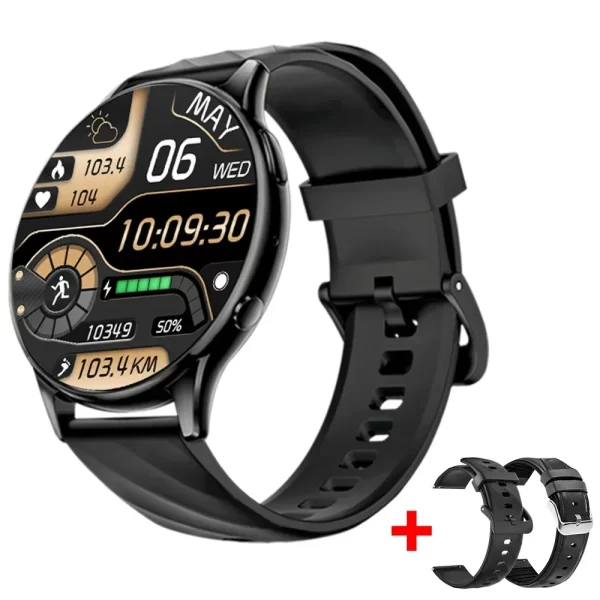 Relógio de pulso inteligente, KUMI GW5 1,39 polegadas NFC Bluetooth 5.2 100+ Esporte Monitor de oxigênio de pressão arterial IP68 à prova d'água - Image 12