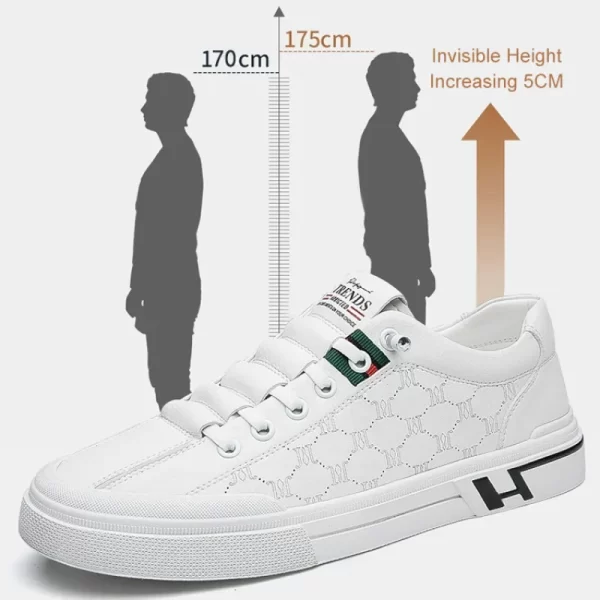Tênis unissex, casual de esportes ao ar livre, sapato branco estilo coreano elegante, design Lowcut - Image 3