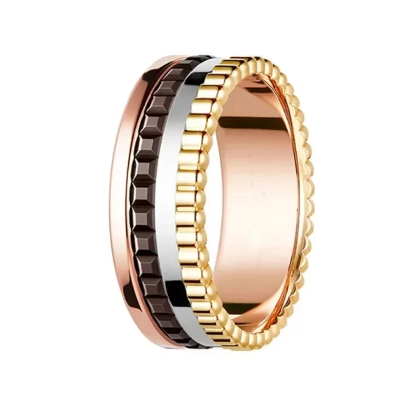 Anel giratório feminino, marca de moda, joias de luxo, presente dia dos namorados, casal. - Image 13