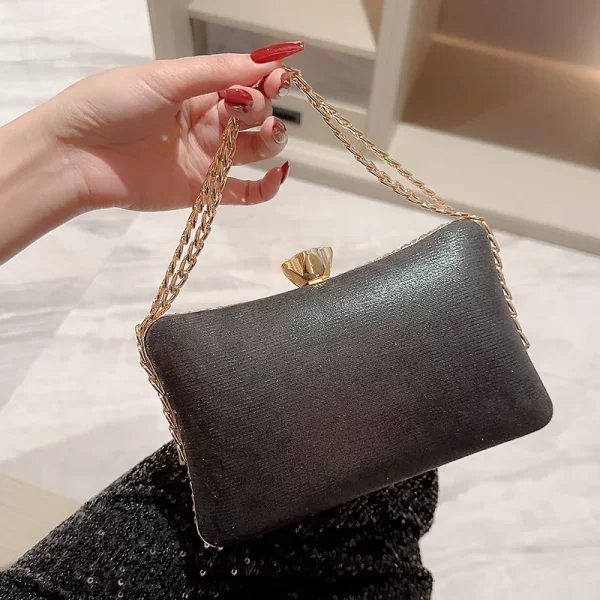 Bolsa feminina de strass, de ombro feminina de diamantes, de alta qualidade, tiracolo feminina, bolsa luxuosa brilhante noite, nova - Image 4