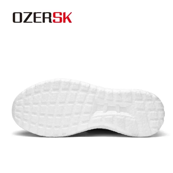 Chinelo de malha respirável unissex, OZERSK, Slides de Moda Verão, Sapatos de Praia Casuais Confortáveis, Alta Qualidade - Image 4