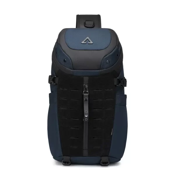 Bolsa masculina, Ozuko Bolsa Crossbody Anti-Roubo, Bolsa Peito USB Impermeável, Estilo Mensageiro de Viagem Curta, Designer de Moda - Image 9