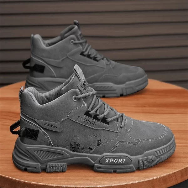 Tênis de couro masculino, CYYTL, Casual, De Caminhada, Designer De Moda De Plataforma,  Esportivos De Luxo, Botas De Tornozelo De Tênis De Trabalho Ao Ar Livre, Mocassins - Image 23