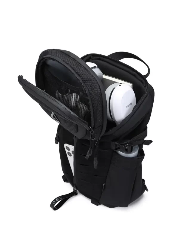 Bolsa masculina, Ozuko Bolsa Crossbody Anti-Roubo, Bolsa Peito USB Impermeável, Estilo Mensageiro de Viagem Curta, Designer de Moda - Image 6