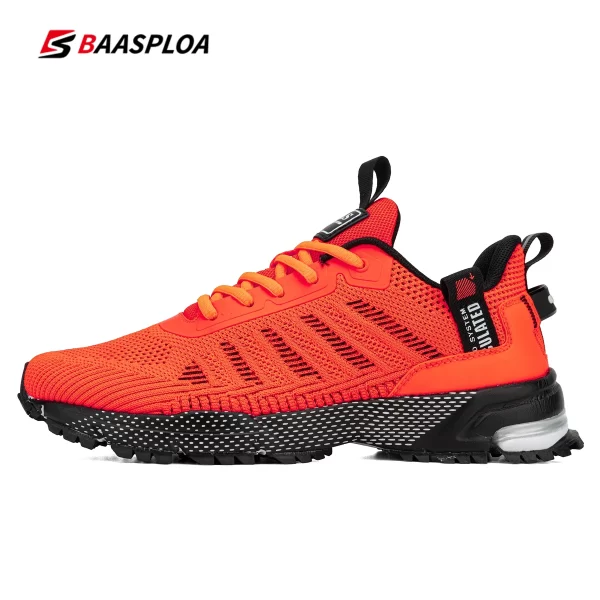 Tênis de corrida masculino, Baasploa, Leves, Malha, Esportes ao Ar Livre, Tênis, Profissional, Designer - Image 14