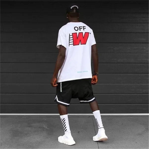 Shorts de basquete respirável masculino, calça de praia de cintura baixa, roupa sexy, marca verão - Image 3