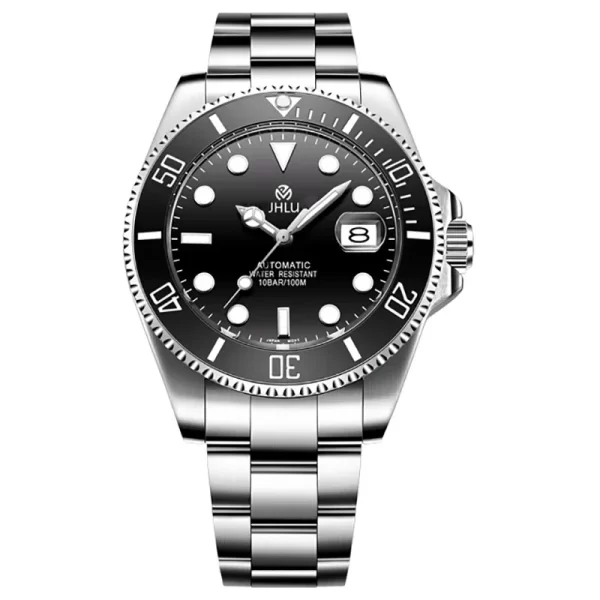 Relógio de pulso masculino mecânico automático, Sapphire Glass Watch, Luxury Ceramic Bezel, RolexSubmariner, SSSS SS, Novo. - Image 11