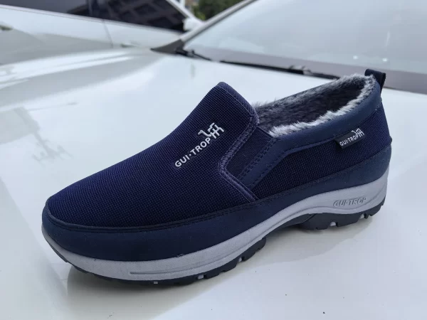 Sapatos masculino, mocassins de malha macia vulcanizada, tênis respiráveis, deslizamento antiderrapante,  de água confortáveis, cor sólida. - Image 8