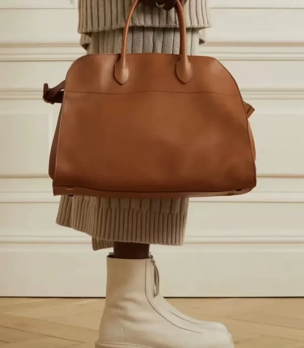 Bolsa de couro genuíno feminina, sacola do viajante, grande capacidade, designer de moda de luxo, sênior - Image 4