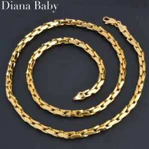 Colar de corrente, feminino,  cubano, Hip Hop Punk, meio-fio, cubano, gargantilha dourada 18k, na moda, uso diário, presente, italiano.