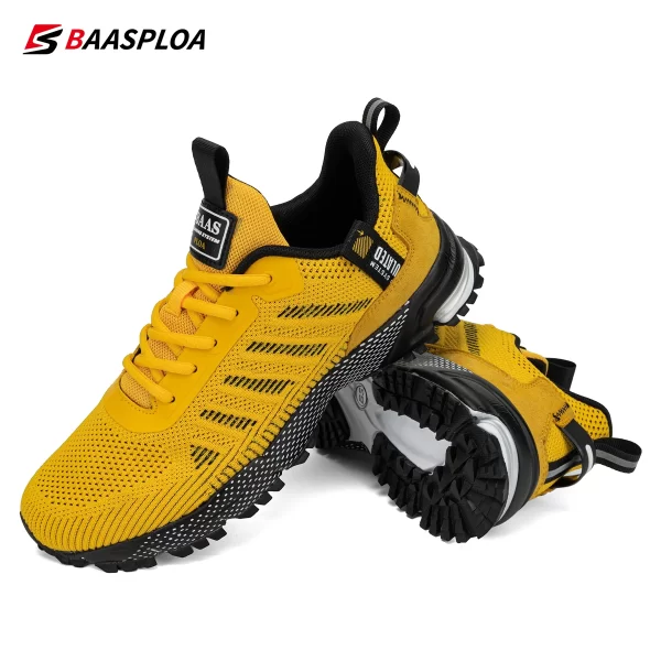Tênis de corrida masculino, Baasploa, Leves, Malha, Esportes ao Ar Livre, Tênis, Profissional, Designer - Image 3