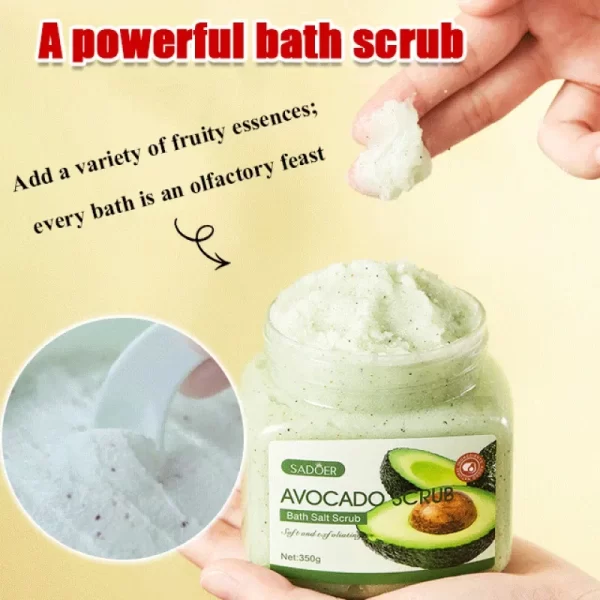 Esfoliação De Sal De Banho De Frutas Para Esfoliação, Limpeza De Poros E Cuidados Com O Corpo, Iluminar Apertar Hidratar, Reparar Hidratante, Acalmar Suavizar - Image 2