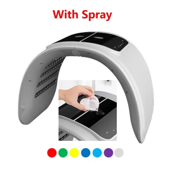 Aparelho/Ferramenta de máscara facial LED, 7 em 1 cor, Face SPA Equipamento facial, rejuvenescimento da pele luz, Facial Body Beauty Machine para cuidados com a pele, casa - Image 7