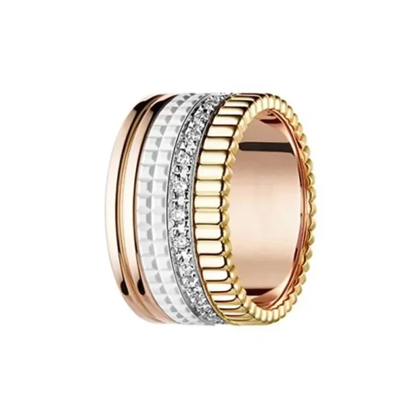 Anel giratório feminino, marca de moda, joias de luxo, presente dia dos namorados, casal. - Image 4