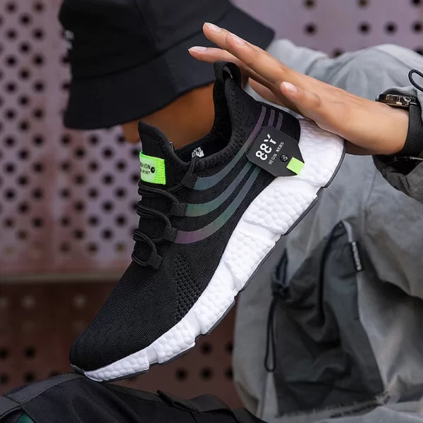 Tênis masculino de corrida respirável, tênis ao ar livre, sapatos masculinos de caminhada, de tamanho grande, verão. - Image 6