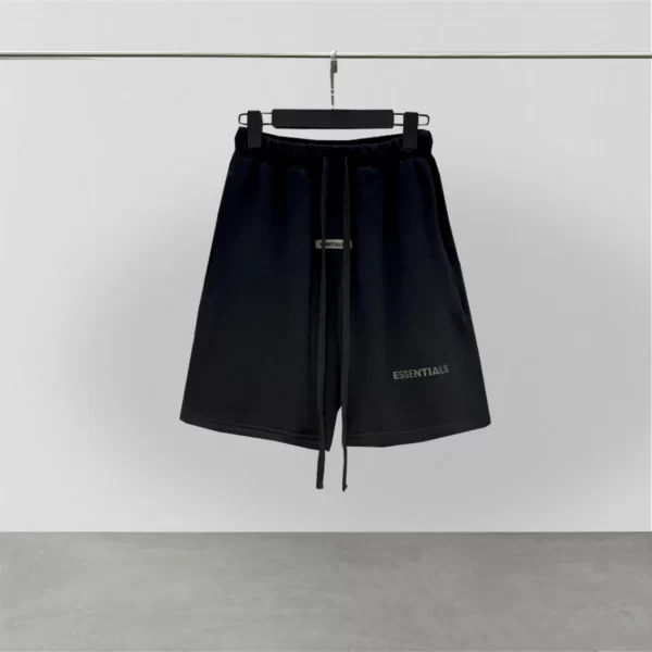Shorts, Essentials, marca de moda de alta qualidade 3m reflexivo carta-impresso hip-hop solto algodão unissex moleton casual shorts - Image 8