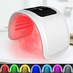 Aparelho/Ferramenta de máscara facial LED, 7 em 1 cor, Face SPA Equipamento facial, rejuvenescimento da pele luz, Facial Body Beauty Machine para cuidados com a pele, casa