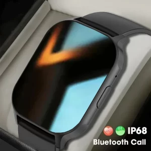 Relógio de pulso, smartwatch Ultra HD para Huawei e Xiaomi, IP68 Impermeável, Chamada Bluetooth, Bateria Grande, Monitor de Pressão Arterial, 260mAh, 2.01 ", Novo