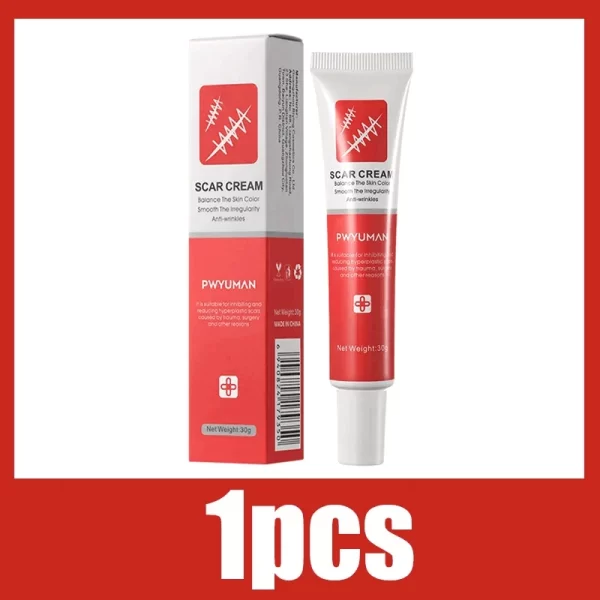 Creme de remoção rápida cicatriz, Reparação de estrias, Queimar Cirurgia, Tratar Gel, Acne, Pox, Pomada, Cuidados com a pele suave - Image 7