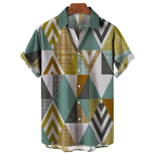 Camisas masculina,  de alta qualidade luxo hawaii dazn férias praia floral, superior melhor estilo étnico roupas. - Image 31