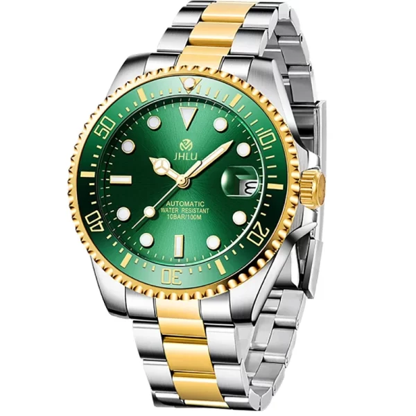 Relógio de pulso masculino mecânico automático, Sapphire Glass Watch, Luxury Ceramic Bezel, RolexSubmariner, SSSS SS, Novo. - Image 8