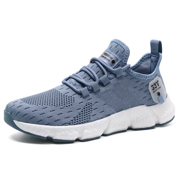 Tênis masculino de corrida respirável, tênis ao ar livre, sapatos masculinos de caminhada, de tamanho grande, verão. - Image 14
