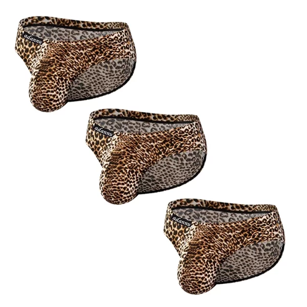 Cuecas de algodão de cintura baixa, LGBTQIA+, CMENIN-Roupa Interior Sexy, Deslizamento Respirável, Jockstrap, Leopardo Sissy, Gays - Image 7