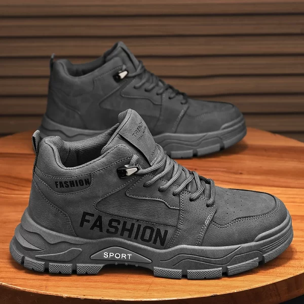Tênis de couro masculino, CYYTL, Casual, De Caminhada, Designer De Moda De Plataforma,  Esportivos De Luxo, Botas De Tornozelo De Tênis De Trabalho Ao Ar Livre, Mocassins - Image 12