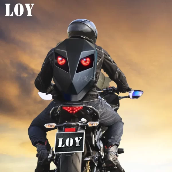 Mochila de viagem, Locomotiva led backpack display scree, de negócios portátil mochila homens ao ar livre da motocicleta ciclismo. - Image 3