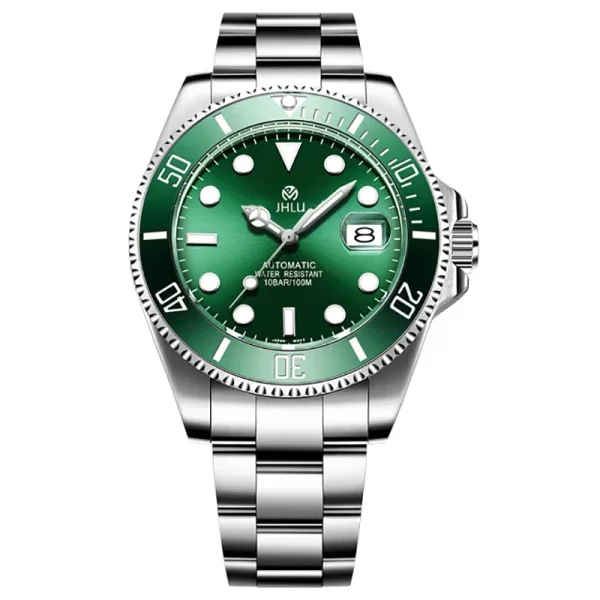 Relógio de pulso masculino mecânico automático, Sapphire Glass Watch, Luxury Ceramic Bezel, RolexSubmariner, SSSS SS, Novo. - Image 10