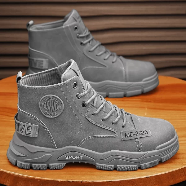 Tênis de couro masculino, CYYTL, Casual, De Caminhada, Designer De Moda De Plataforma,  Esportivos De Luxo, Botas De Tornozelo De Tênis De Trabalho Ao Ar Livre, Mocassins - Image 20