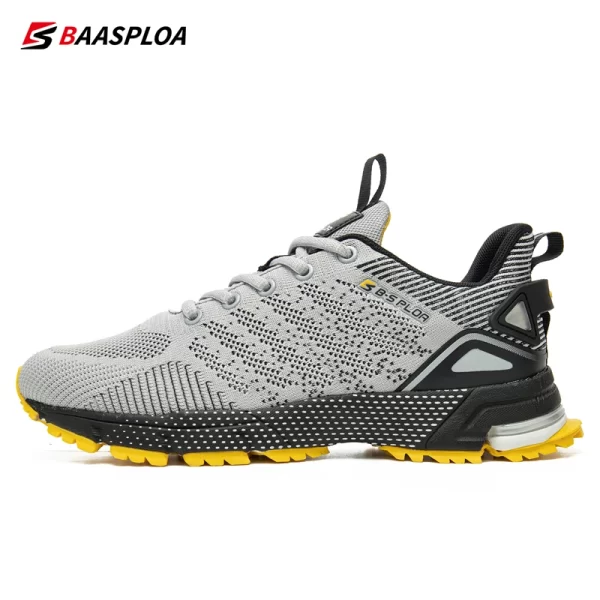 Tênis leve masculino, Baasploa Men Professional Running Shoes, de Treinamento Respirável Tênis Leve Não-Slip Track Tênis Andando Sapato Esportivo - Image 9