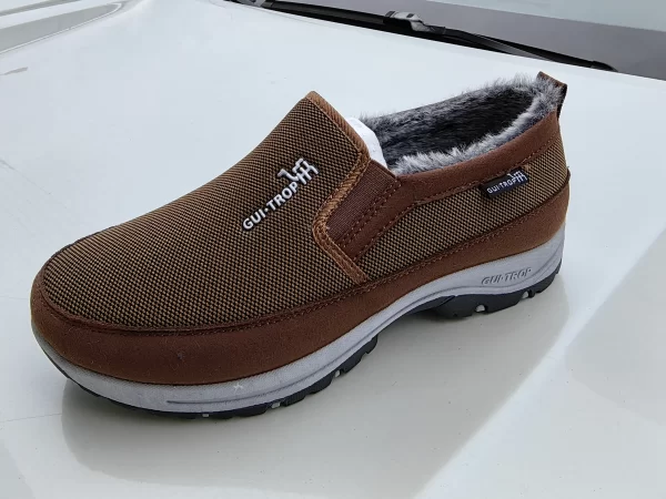 Sapatos masculino, mocassins de malha macia vulcanizada, tênis respiráveis, deslizamento antiderrapante,  de água confortáveis, cor sólida. - Image 7