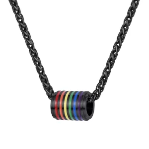 Colar LGBTQIA+, Chainspro orgulho gay, bissexual coisas lgbtq arco-íris jóias amor ganha igualdade colar inspirador jóias cp757