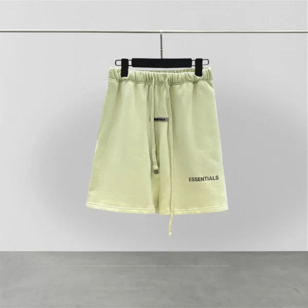Shorts, Essentials, marca de moda de alta qualidade 3m reflexivo carta-impresso hip-hop solto algodão unissex moleton casual shorts - Image 11