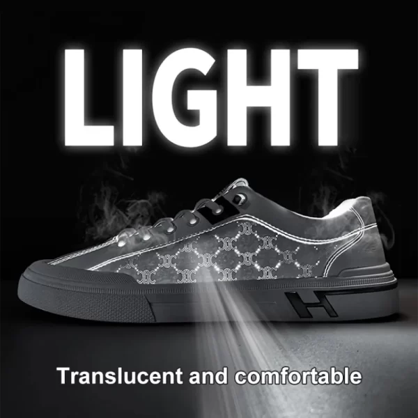 Tênis unissex, casual de esportes ao ar livre, sapato branco estilo coreano elegante, design Lowcut - Image 2