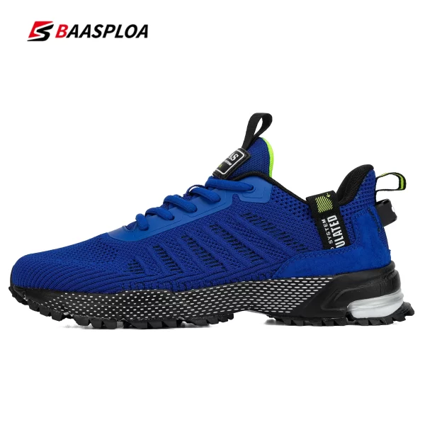 Tênis de corrida masculino, Baasploa, Leves, Malha, Esportes ao Ar Livre, Tênis, Profissional, Designer - Image 11